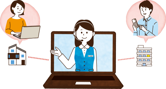 お客さまのご要望に応じたサービスを提供できるよう、常にお客さまの声に耳を傾け、自己変革に挑んでまいります。